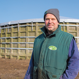 Regenwater blijft uit de mestsilo