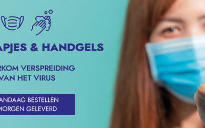 Mondkapjes en handgels snel geregeld