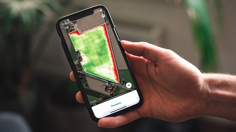 FieldScout-app toont de best presterende plekken van uw perceel